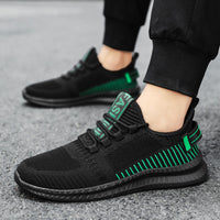 MarieksSneaks | Women's Trendy Sneakers-Black-Green-8.0-State of Style