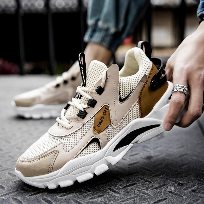 MaritsSneaks | Women's Stylish Sneakers-Beige-7.5-State of Style
