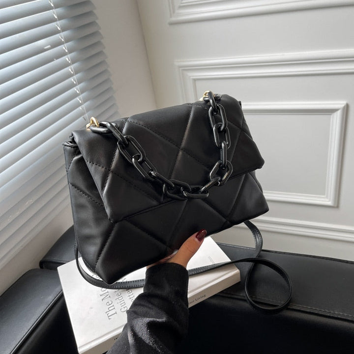 MarjoleinBag | Women's Magnetic Closure Shoulder Bag-Black-State of Style