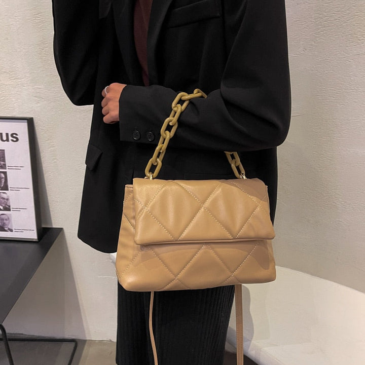 MarjoleinBag | Women's Magnetic Closure Shoulder Bag-Black-State of Style