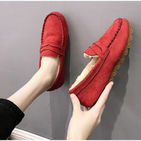 MarliesLoafers | Women's Slip-On Loafers-Yellow-4.5-State of Style