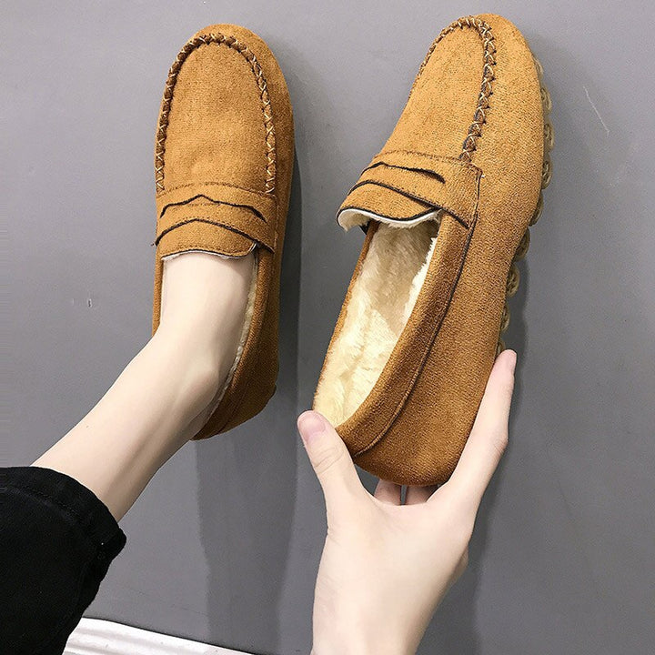 MarliesLoafers | Women's Slip-On Loafers-Yellow-4.5-State of Style