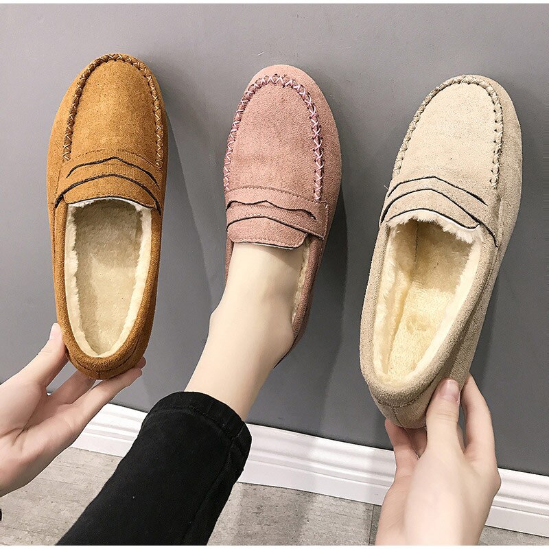 MarliesLoafers | Women's Slip-On Loafers-Yellow-4.5-State of Style