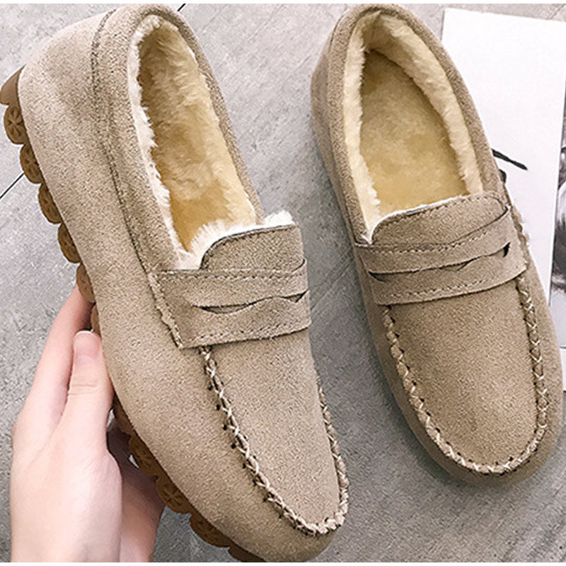 MarliesLoafers | Women's Slip-On Loafers-Yellow-4.5-State of Style