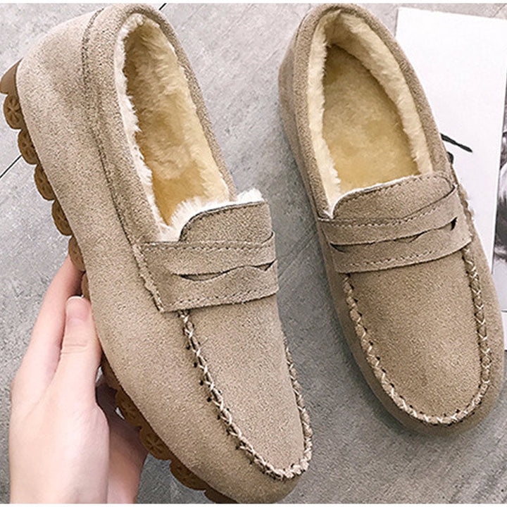 MarliesLoafers | Women's Slip-On Loafers-Yellow-4.5-State of Style