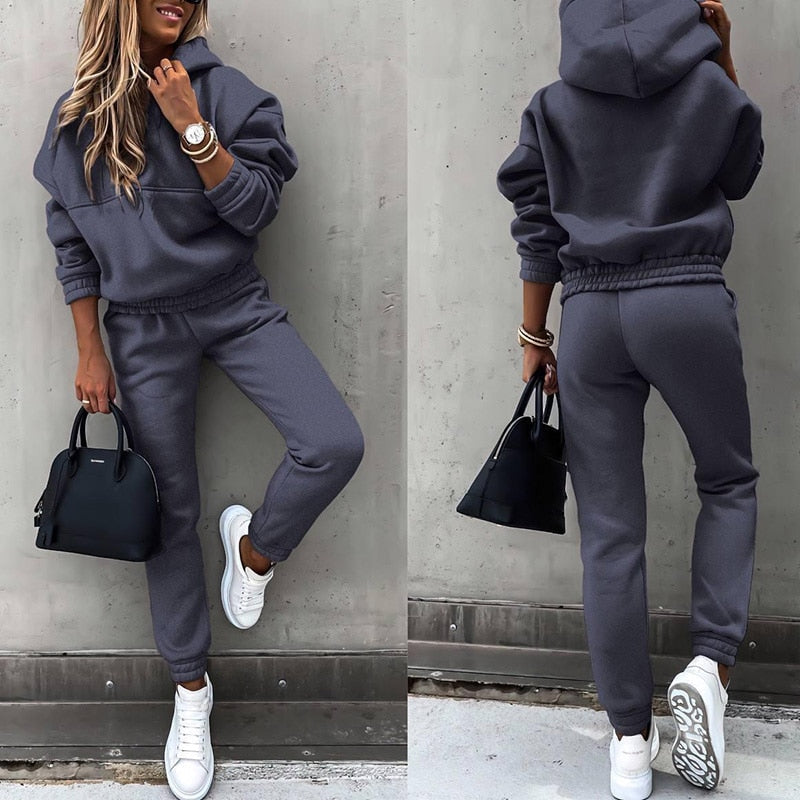 MarrysSuit | Women's Stylish & Comfortable Tracksuit-Dark Purple-S-State of Style