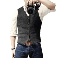 Martin Oliver - Stylish Gilet-Black-S-State of Style