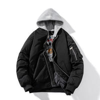 MartJacket | Men's Bomber Jacket-Black Thin-M-State of Style