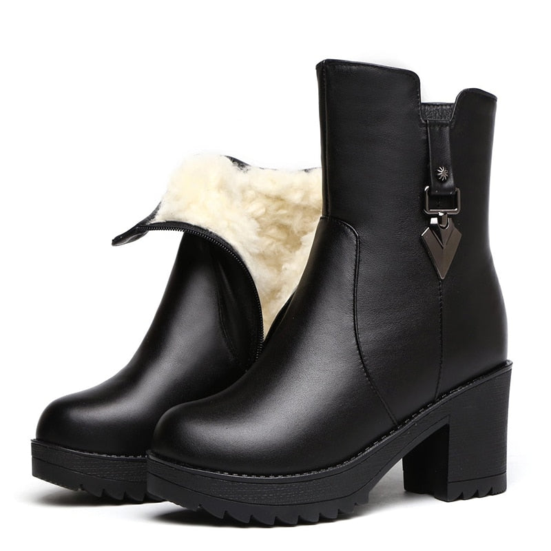 MarysasBoots | Women's Soft-Lined Ankle Boots-Black-4.5-State of Style