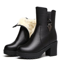 MarysasBoots | Women's Soft-Lined Ankle Boots-Black-4.5-State of Style