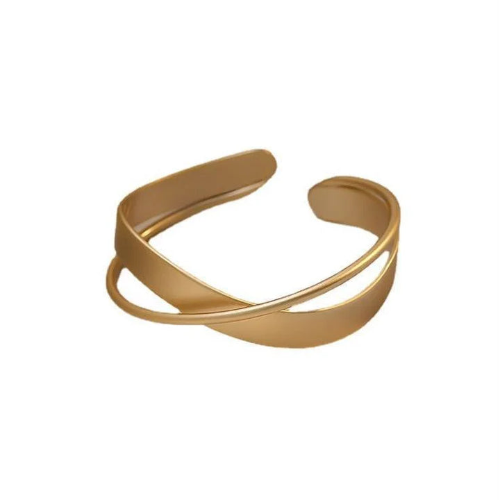 Mat Gold Infinity Bracelet - Elisa-State of Style