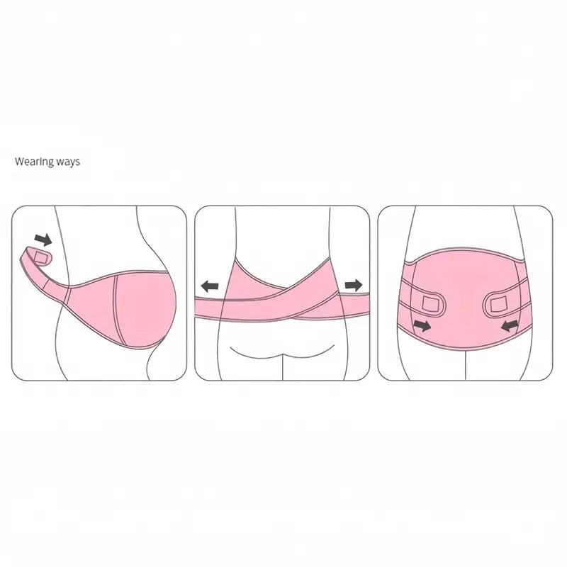 Maternity support band - BellyEase-Pink-L-State of Style