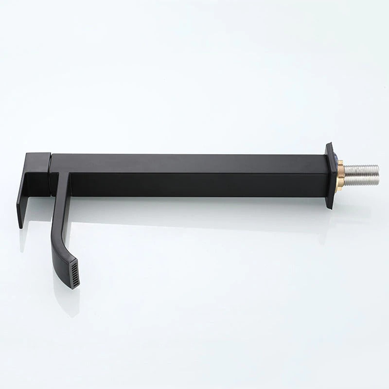 Matte Black Cold Water Basin Tap – Noira-Round-State of Style