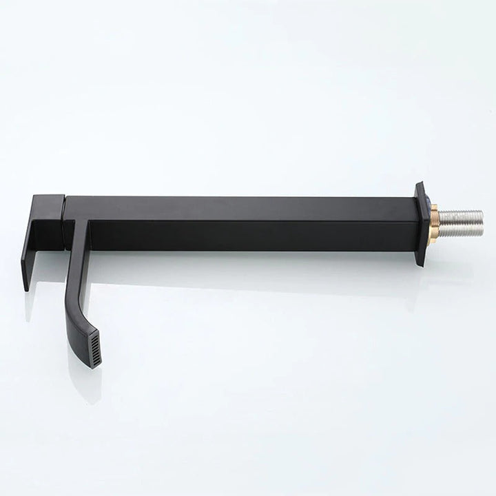 Matte Black Cold Water Basin Tap – Noira-Round-State of Style