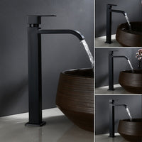 Matte Black Cold Water Basin Tap – Noira-Round-State of Style