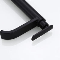 Matte Black Cold Water Basin Tap – Noira-Round-State of Style