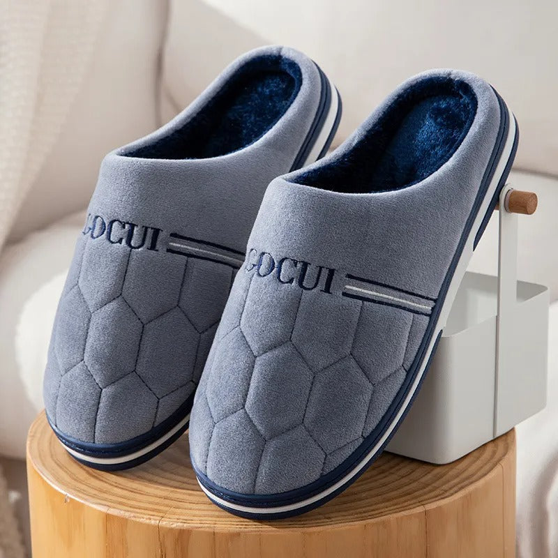 Max Men's Slippers - Comfortable & Stylish-Dark Grey-8-9-State of Style