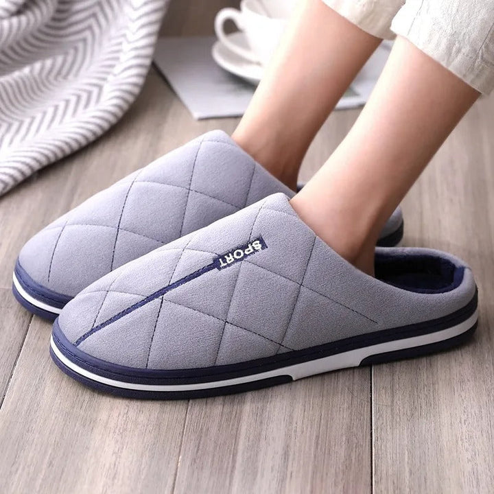 Max Men's Slippers - Comfortable & Stylish-Grey-8-9-State of Style