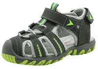 Max - Orthopedische Sportieve Waterbestendige Sandalen-Grijs Groen-25-State of Style