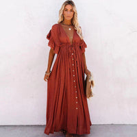 Maxi Beach Dress – Sienna-XS-State of Style