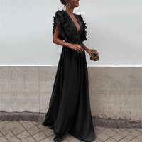 Maxi Dress | Elegant and Comfortable-Black-S-State of Style