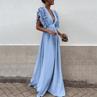 Maxi Dress | Elegant and Comfortable-Sky blue-S-State of Style