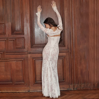 Maxi Dress with Lace and Strap - Lena-White-XS-State of Style