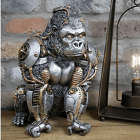 Mechanical Punk Animal Sculptures - GearBeast-Gorilla-State of Style