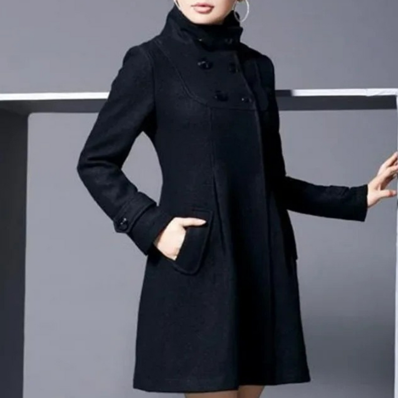 Medila - Trendy Women's Jacket with Side Pockets-Black-XS-State of Style