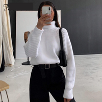 Megan's Sweater | Women's Classic Turtleneck Knit Sweater-Khaki-State of Style