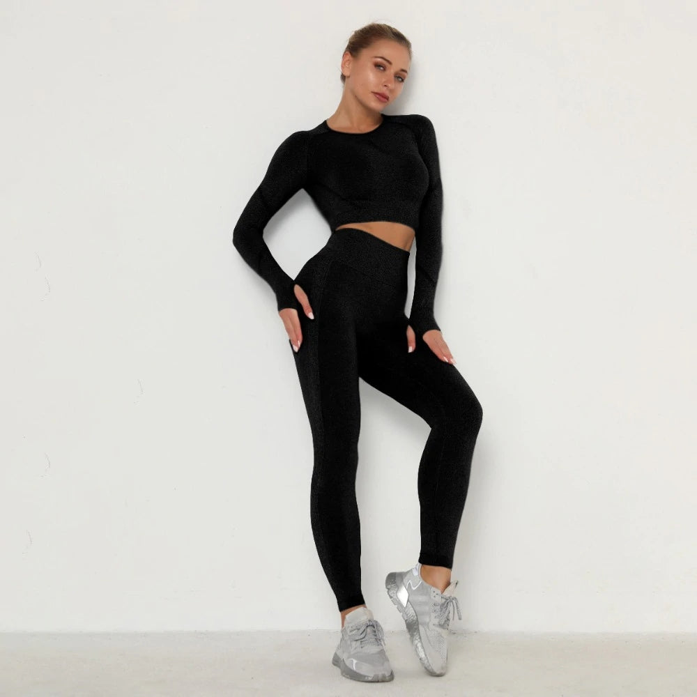 MelissasSet | Women's Premium Yoga Kit-Black-XS-State of Style