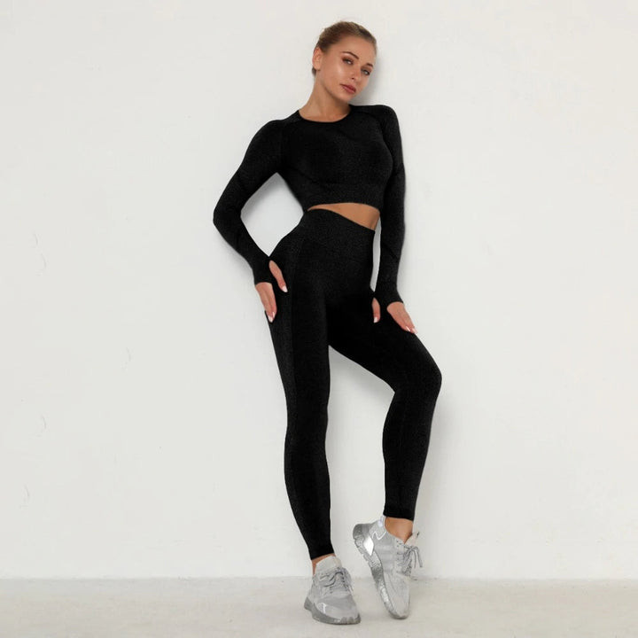 MelissasSet | Women's Premium Yoga Kit-Black-XS-State of Style