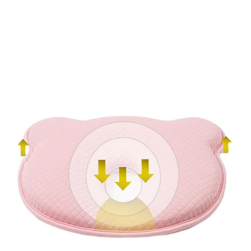 Memory Foam Baby Pillow - ErgoNest-Pink-State of Style
