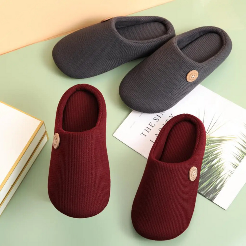 Memory Foam Comfort Slippers - CloudStep-3.5-4-Khaki-State of Style