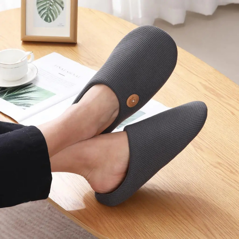 Memory Foam Comfort Slippers - CloudStep-3.5-4-Khaki-State of Style