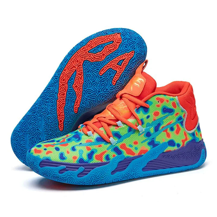 Men's Basketball Shoes - Zane-Orange-7-State of Style