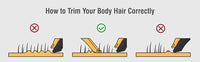 MEN'S BODY HAIR TRIMMER AND LADIES' SHAVER WITH BIKINI AND GROIN GROOMER-State of Style