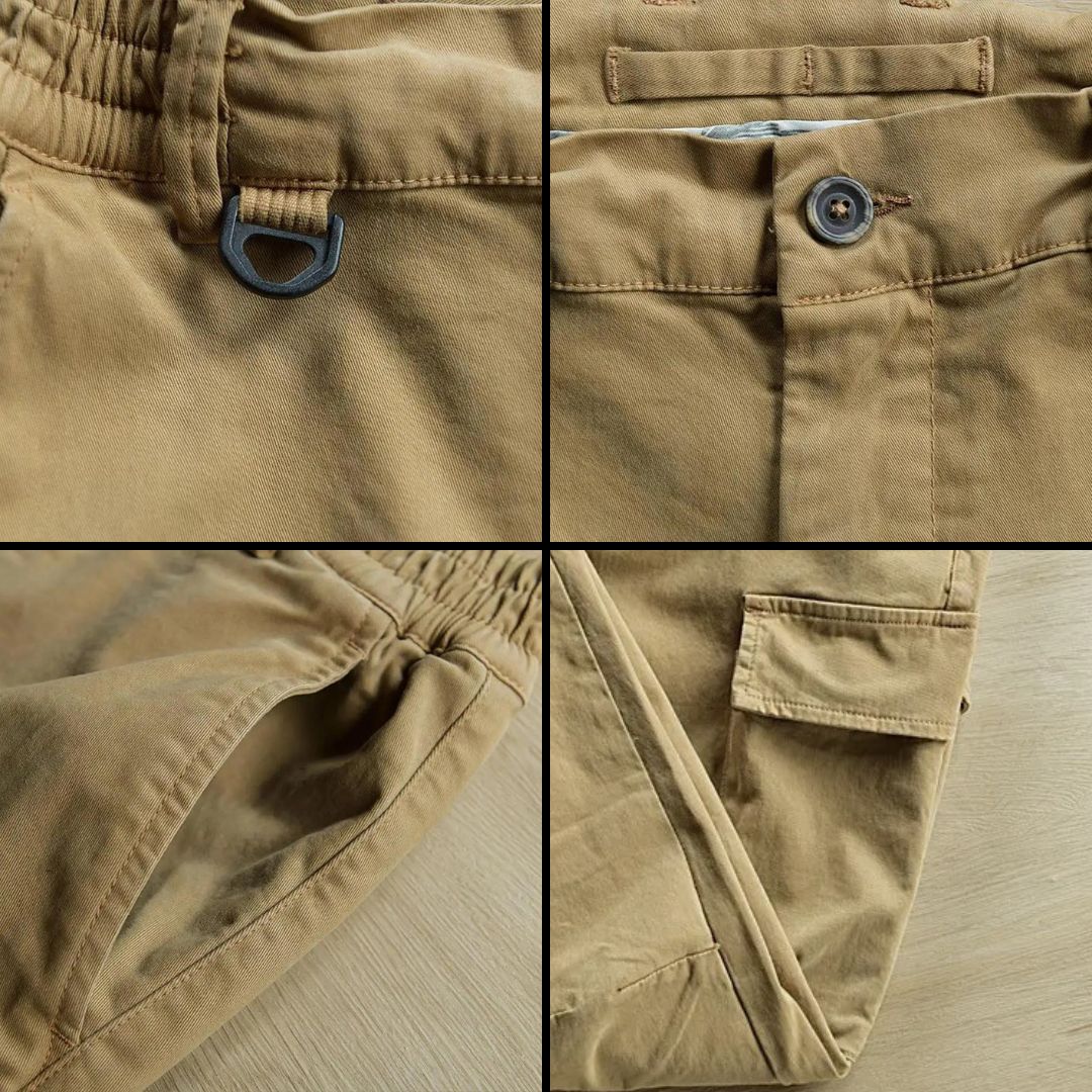 Men's Cargo Outdoor Trousers – Marco-Black-M-State of Style