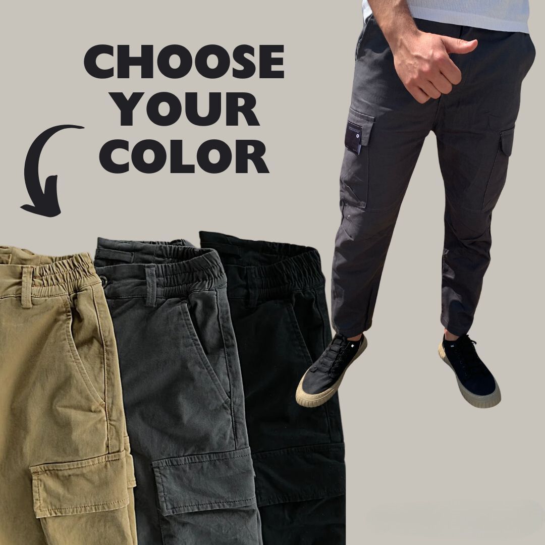 Men's Cargo Outdoor Trousers – Marco-Black-M-State of Style