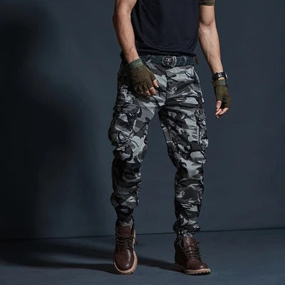 Men's Cargo Trousers - Max-Grey-S-State of Style