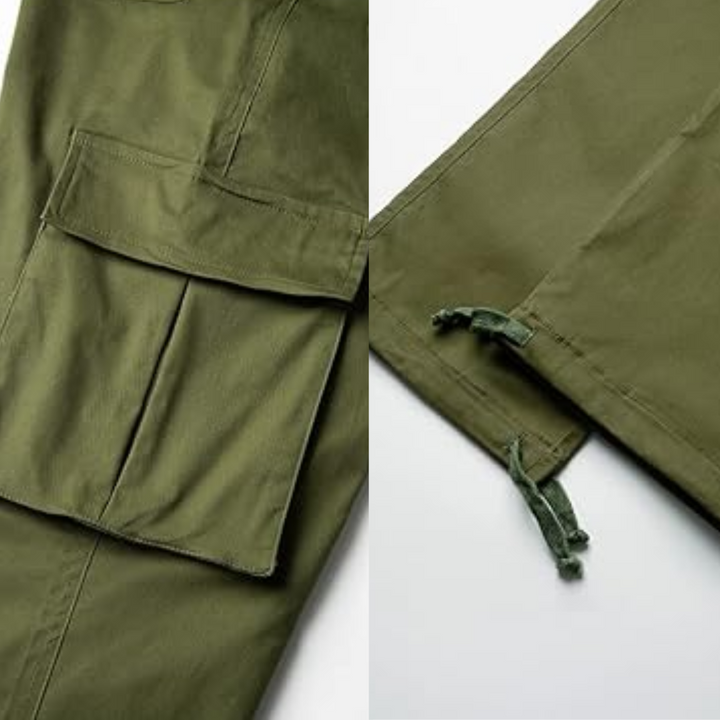 Men's Casual Cargo Joggers - Vincent-Beige Grey-S-State of Style