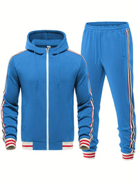 Men's Comfortable Tracksuit - Damon-Light Blue-S-State of Style