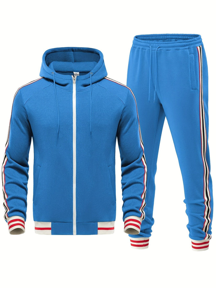 Men's Comfortable Tracksuit - Damon-Light Blue-S-State of Style