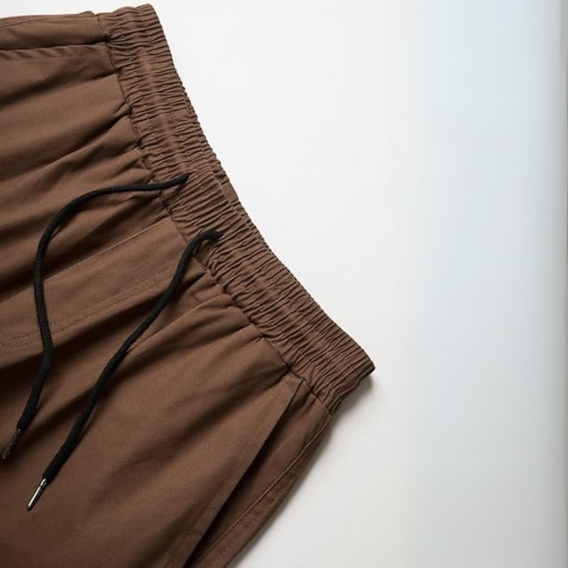 Men's Cotton Cargo Joggers - Arno-Olive green-S-State of Style