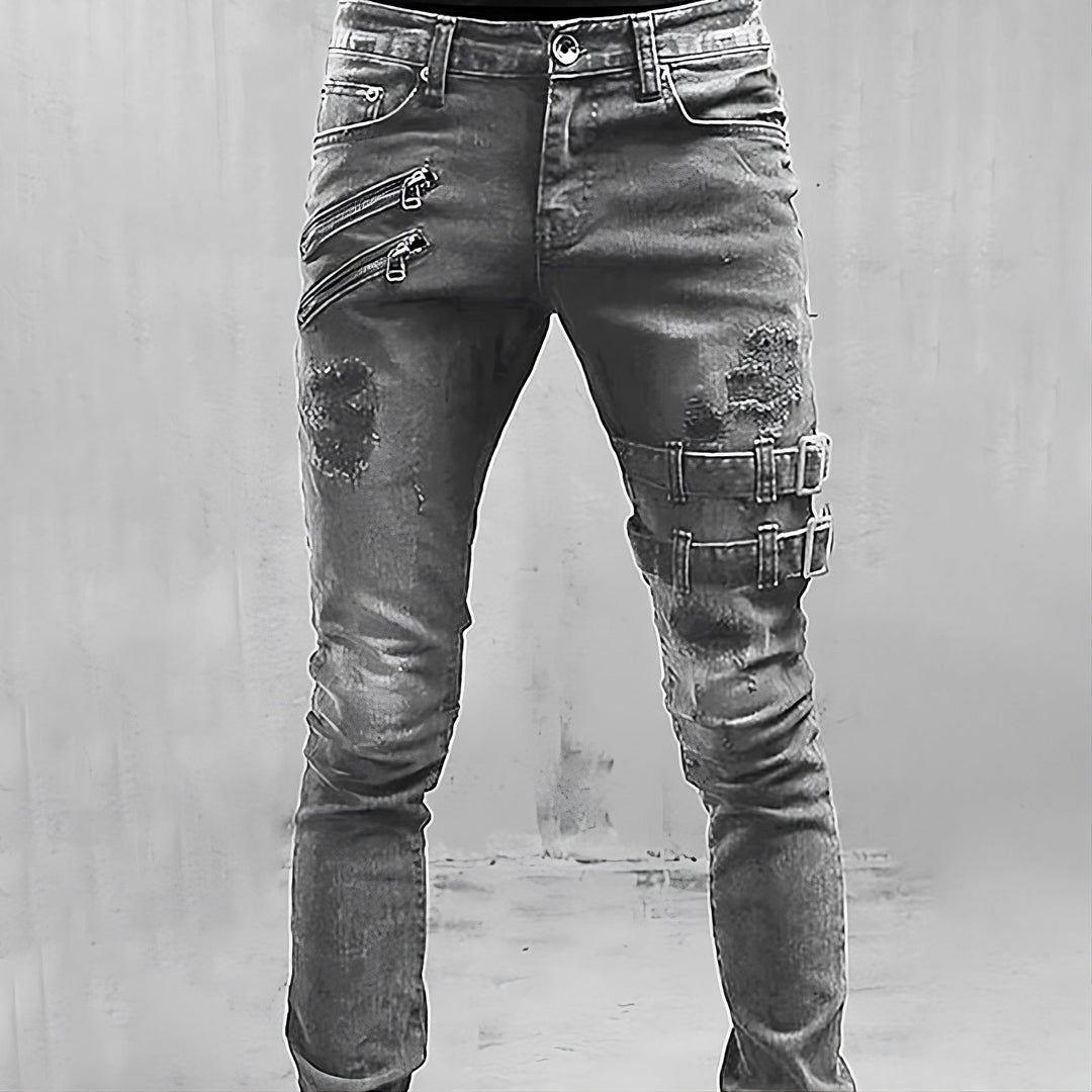 Men's Denim Jeans - PrestigeLine-Grey-S-State of Style
