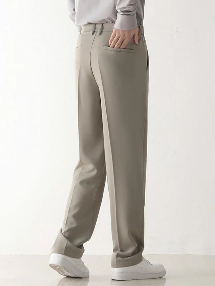Men's Draped Formal Trousers - Bruno-Black-S-State of Style
