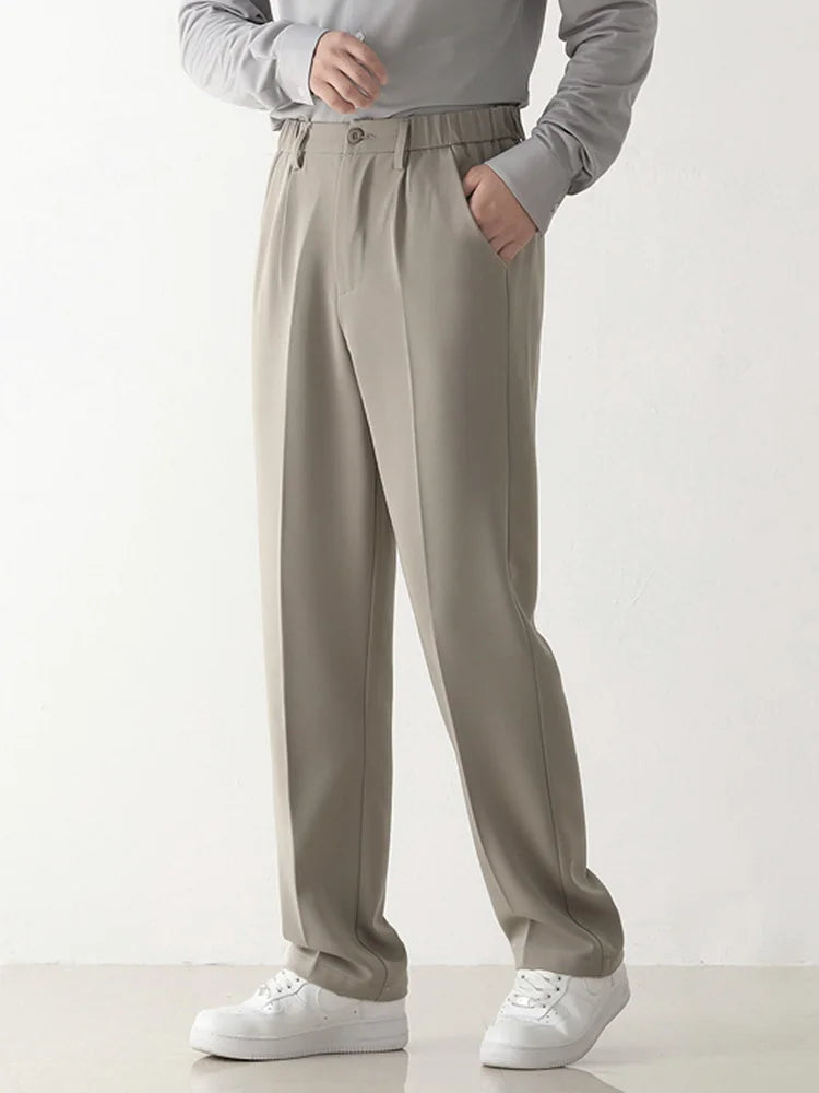 Men's Draping Formal Trousers - Bruno-Black-S-State of Style