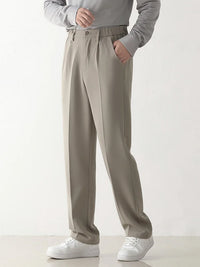 Men's Draping Formal Trousers - Bruno-Black-S-State of Style