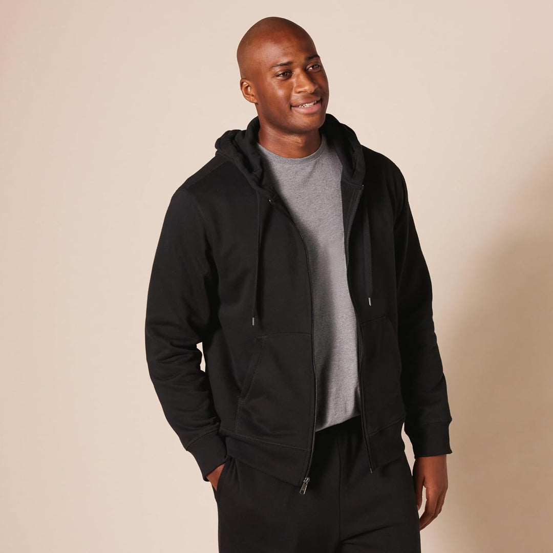 Men's Fleece Vest - Jake-Black-S-State of Style