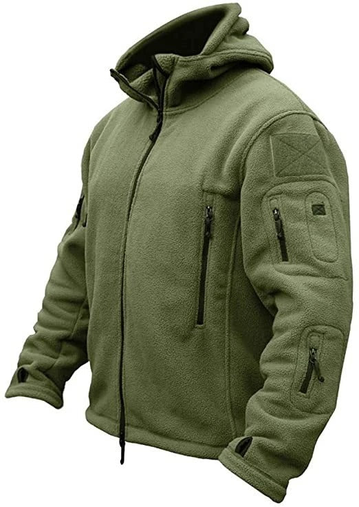 Men's Fleece Vest - ThermaVest-Green-S-State of Style